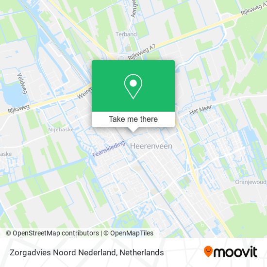 Zorgadvies Noord Nederland Karte