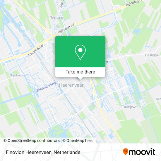 Finovion Heerenveen map