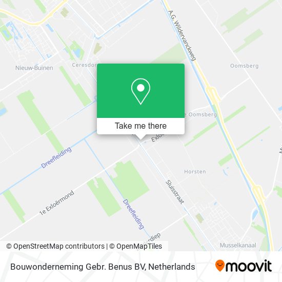 Bouwonderneming Gebr. Benus BV map