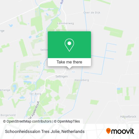 Schoonheidssalon Tres Jolie map