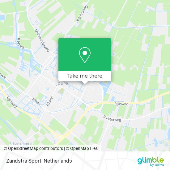 Zandstra Sport map