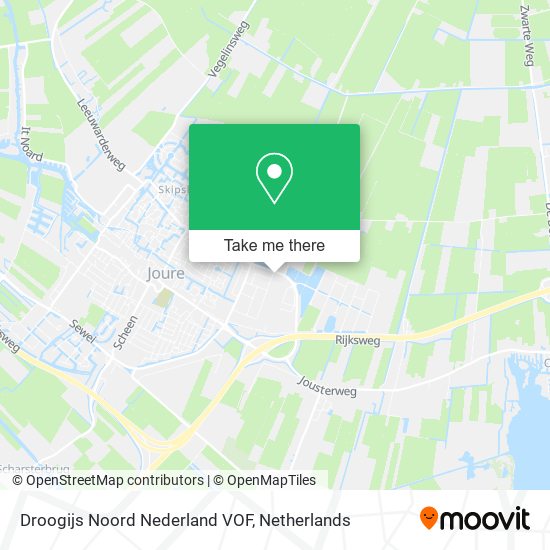 Droogijs Noord Nederland VOF Karte