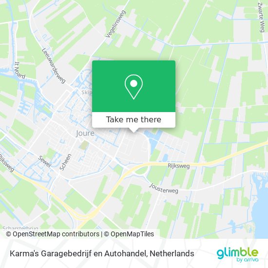 Karma's Garagebedrijf en Autohandel map