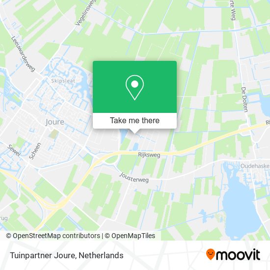 Tuinpartner Joure map