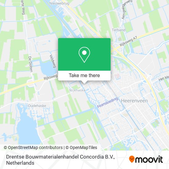 Drentse Bouwmaterialenhandel Concordia B.V. map