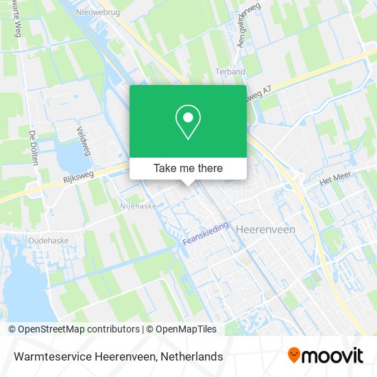 Warmteservice Heerenveen map