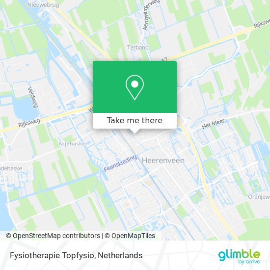 Fysiotherapie Topfysio map