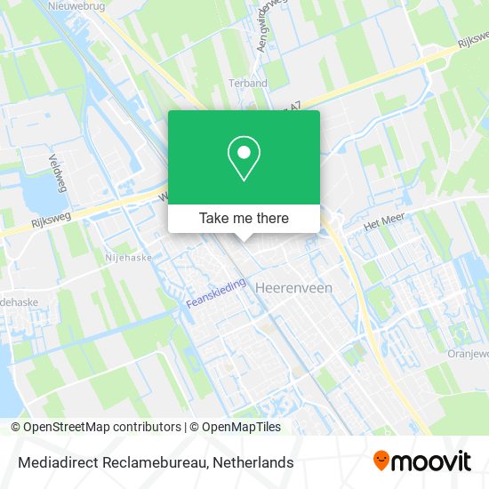 Mediadirect Reclamebureau map