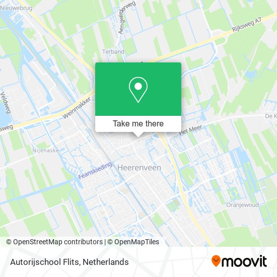 Autorijschool Flits map