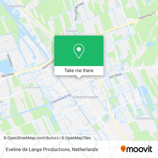 Eveline de Lange Productions map