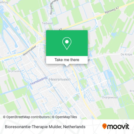 Bioresonantie-Therapie Mulder map