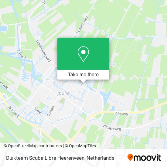 Duikteam Scuba Libre Heerenveen map