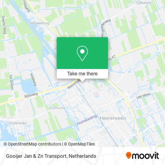 Gooijer Jan & Zn Transport map