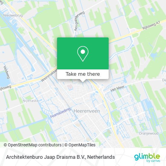 Architektenburo Jaap Draisma B.V. map