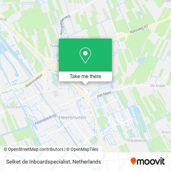 Selket de Inboardspecialist map