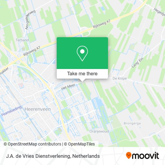 J.A. de Vries Dienstverlening map