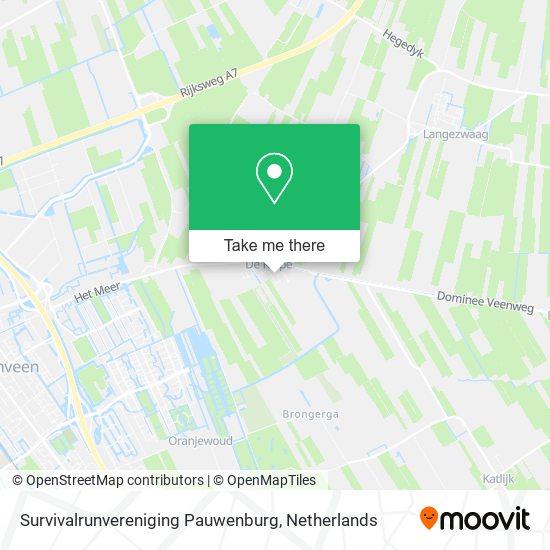 Survivalrunvereniging Pauwenburg map