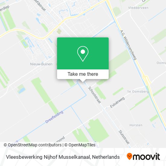 Vleesbewerking Nijhof Musselkanaal Karte