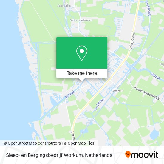 Sleep- en Bergingsbedrijf Workum map