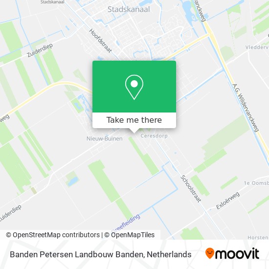 Banden Petersen Landbouw Banden map