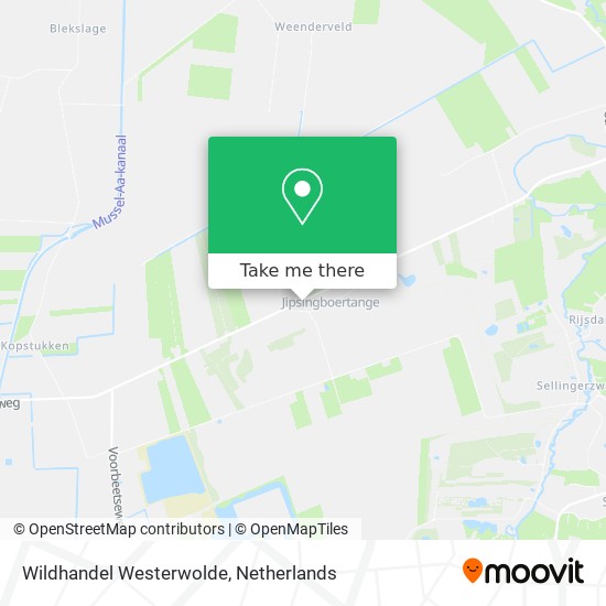 Wildhandel Westerwolde map