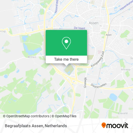 Begraafplaats Assen Karte