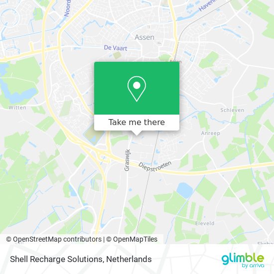 Shell Recharge Solutions map