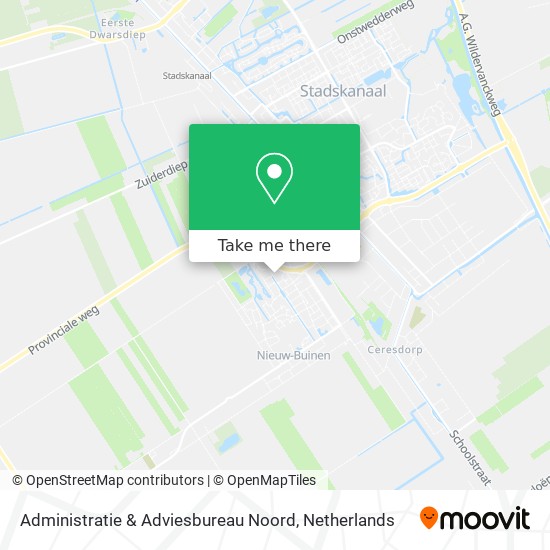 Administratie & Adviesbureau Noord Karte