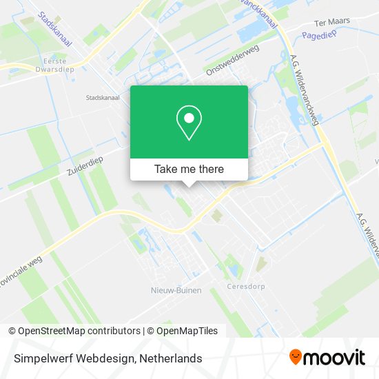 Simpelwerf Webdesign map