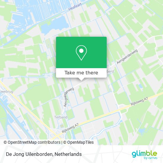 De Jong Uilenborden map
