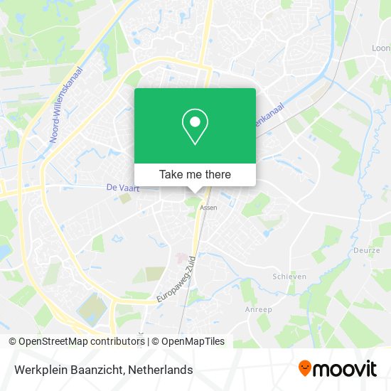 Werkplein Baanzicht map