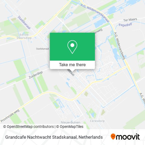 Grandcafe Nachtwacht Stadskanaal map