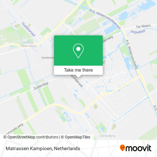 Matrassen Kampioen map