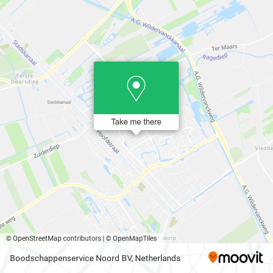 Boodschappenservice Noord BV map