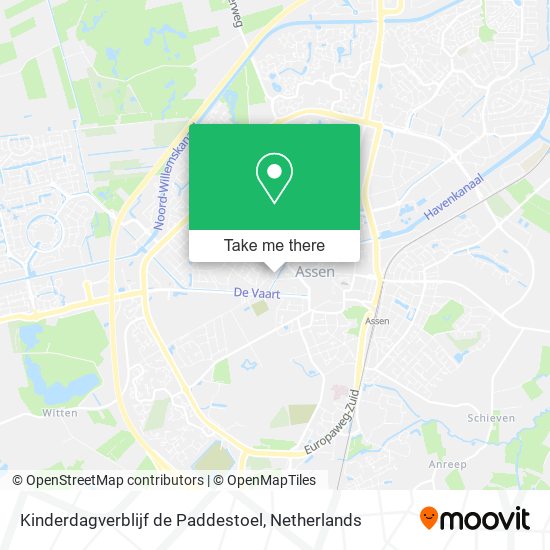 Kinderdagverblijf de Paddestoel map