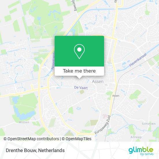 Drenthe Bouw map