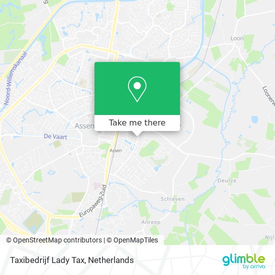 Taxibedrijf Lady Tax Karte