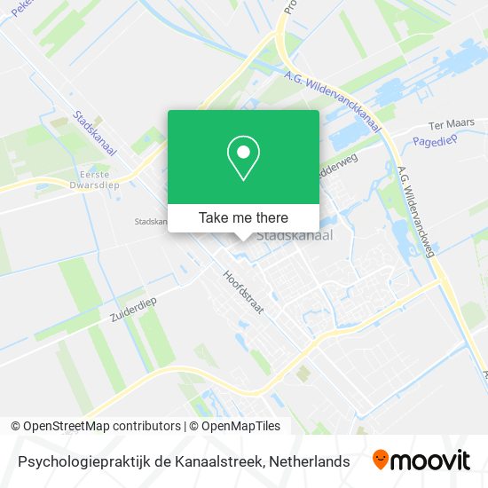 Psychologiepraktijk de Kanaalstreek Karte