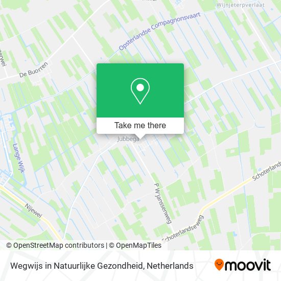 Wegwijs in Natuurlijke Gezondheid Karte