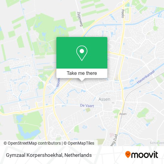 Gymzaal Korpershoekhal map