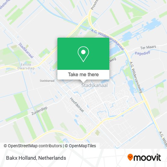 Bakx Holland map