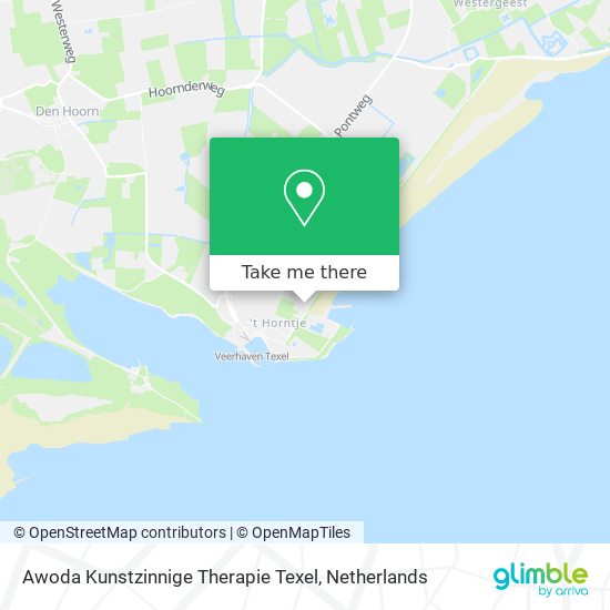 Awoda Kunstzinnige Therapie Texel map