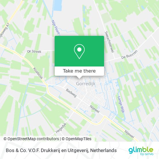 Bos & Co. V.O.F. Drukkerij en Uitgeverij map