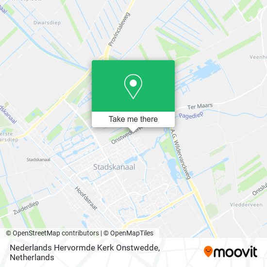 Nederlands Hervormde Kerk Onstwedde Karte