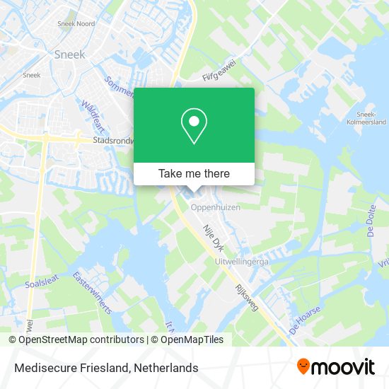 Medisecure Friesland map