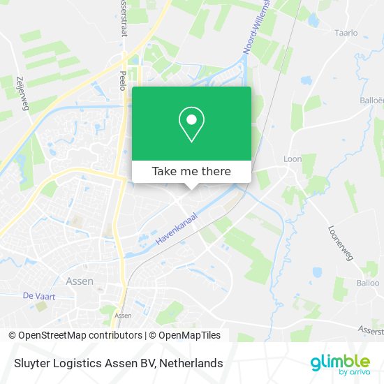 Sluyter Logistics Assen BV map