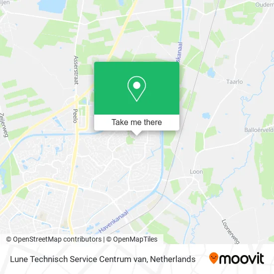 Lune Technisch Service Centrum van Karte