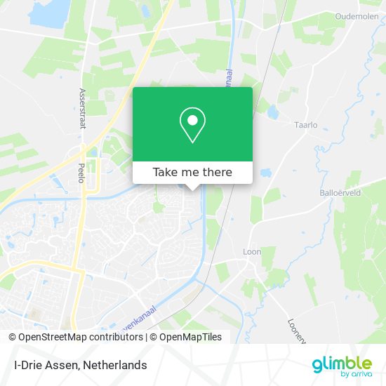 I-Drie Assen map