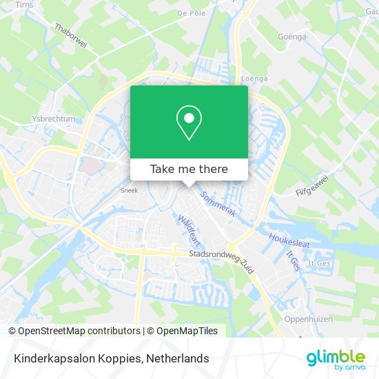 Kinderkapsalon Koppies Karte