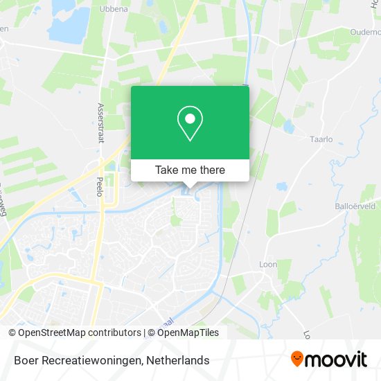 Boer Recreatiewoningen Karte